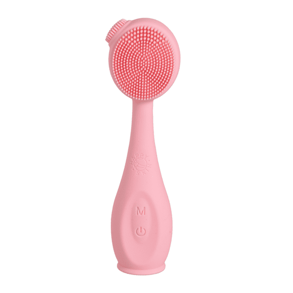Happy Skin Cepillo Facial Pro – Piedra de jade - 5,000 vibraciones sónicas x min - Adios suciedad - Resistente al Agua - Color rosa – Piel radiante Happy Skin Cepillo Facial PRO