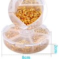 thumbnail image 5 of Iron Split Rings, 1 Box (100g) 6 Sizes Double Loop Jump Ring Small Split Key Rings Connector with a Jump Ring Opener Tool for DIY Jewelry Making - Gold, Diameter : 4-10 mm, 5 of 7