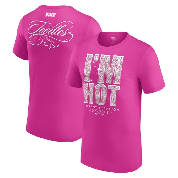 Men's Pink Tiffany Stratton NXT Debut Authentic T-Shirt