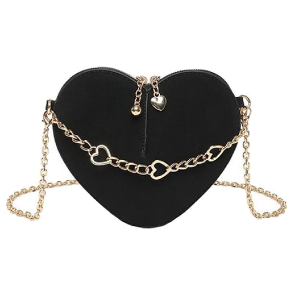 ROZYARD Unique Heart Shape PU Crossbody Bag Casual Shoulder Bags For Women