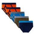 thumbnail image 3 of Toddler Boys Cotton Briefs Soft Underwear Solid Color Panties Mixcolor 5/10 Pack for 1-12T, 3 of 8