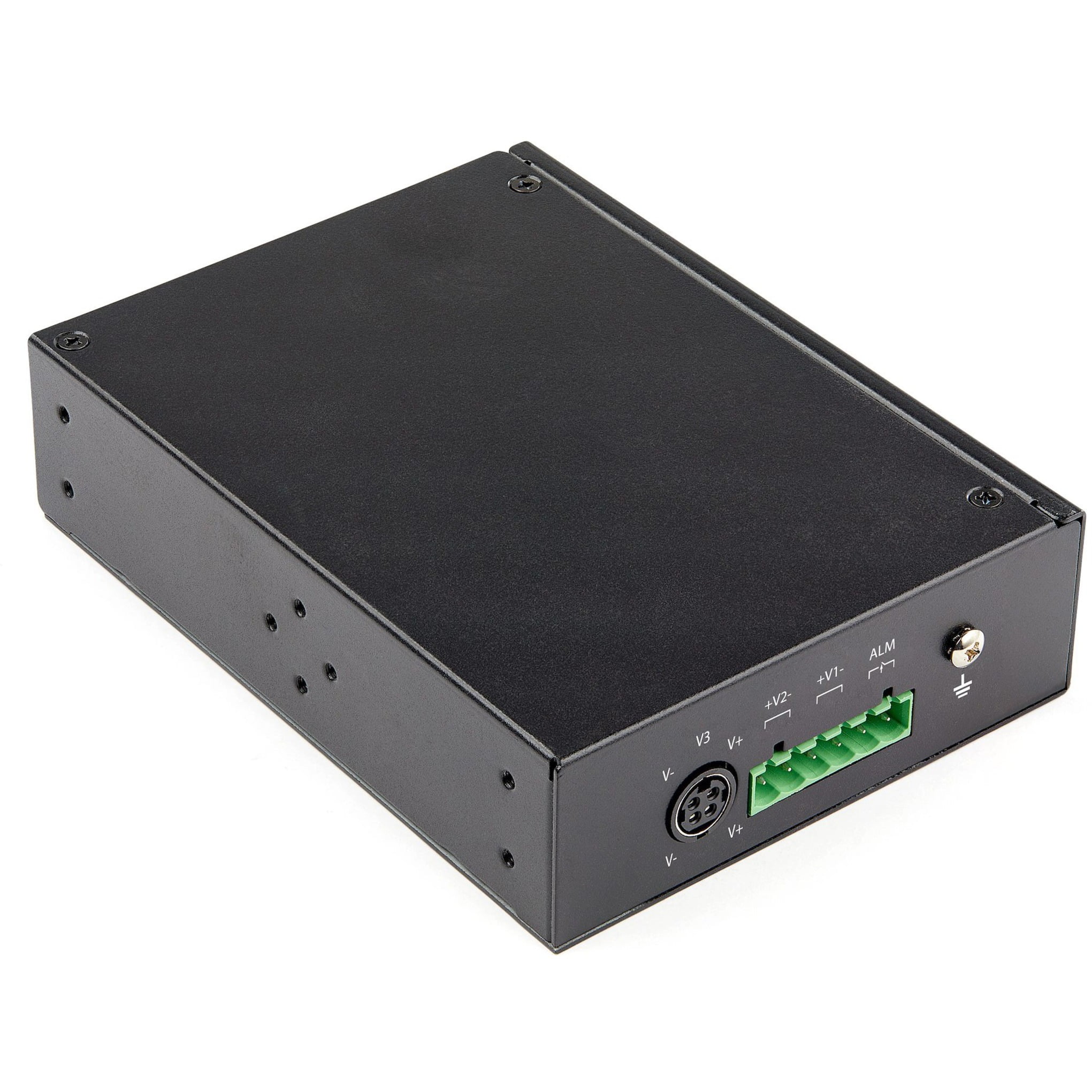 StarTech Industrial 5 Port PoE +2 SFP Gigabit Ethernet Switch IES1G52UPDIN