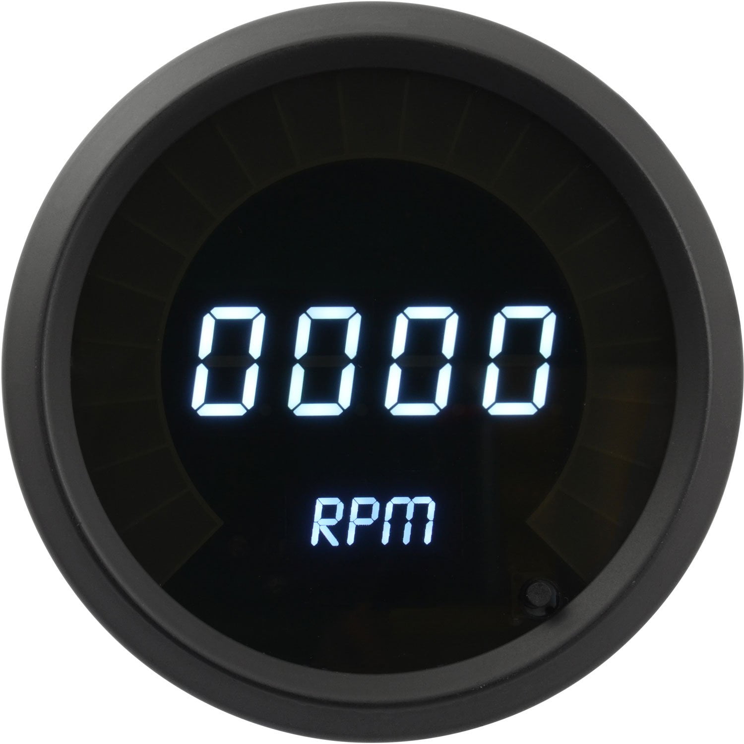 JEGS 41274 Tachometer LED Digital [Black Face, White Numbers and Bar