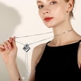 thumbnail image 2 of Collier Long Pendentif pour Femmes Chaîne de Chandail Collier Ras du Cou Réglable Bijoux Élégants Accessoires Habillé Collocation Soirée d'Hiver Mariage, 2 of 6