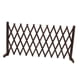 thumbnail image 2 of Valla de jardín de madera extensible de 70 cm de altura, base estable anticorrosión, borde de cerca de enrejado retráctil para jardín, patio, parterres de flores, 2 of 15