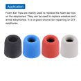 thumbnail image 5 of Uxcell Replacement Foam Ear Tips Earbuds Bud 5.1-6mm Small Size Earbuds Tips for Earphones Red,Blue,Silver,Black 8 Pcs, 5 of 5