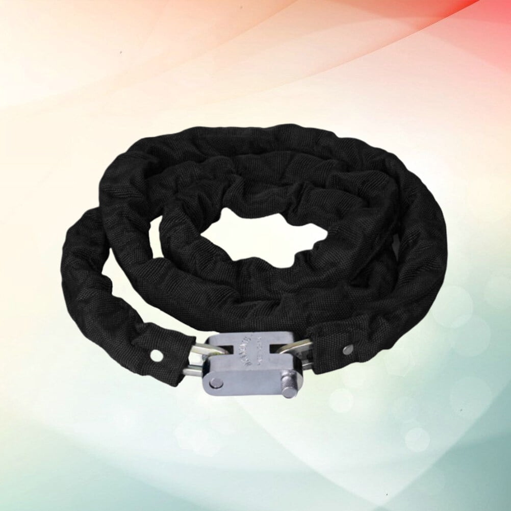 Homemaxs 120cm Bike Lock Mountain Bike Lock Security Anti-Theft Chain Lock Heavy Duty Chain Padlock for Outdoor Cycling Motorcycle Security