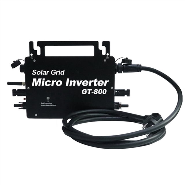 2023 Upgrade 800W Micro Inverter Solar Grid Tie Inverter Control Micro Inverter Solar Inverter Controller DC To AC 120 230 Auto Identification IP65 Waterproof Micro Inverter ,Wide Usage