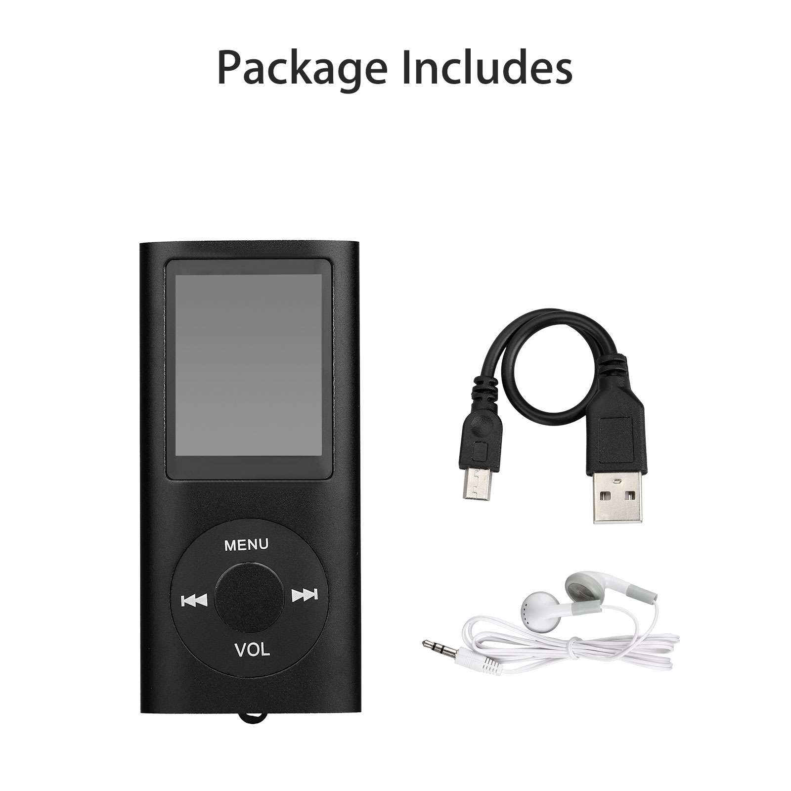 MP3 Player 64GB Supported MP3 Player, Portable Lossless Sound MP3