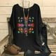 thumbnail image 2 of Camiseta de Mujer Camiseta de Manga Corta Impresión Casual Raglan Suelto de Lino Top Blusas, Cuello de la Tripulación, 2 of 4