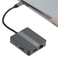 thumbnail image 1 of Concentrador USB C 7 en 1, Adaptador USB 3.2, Concentrador Tipo C, EstacióN de Acoplamiento para Computadora PortáTil con 4K 60 Hz, Doble HDTV, RJ45, Ethernet, PD, Carga RáPida B, 1 of 5