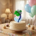 thumbnail image 5 of Mermaid Magic Number 3 Birthday Candle, Sparkling Glitter Design with Seashells & Crown Accents, Mermaid Themed Parties, Birthdays, Cake Decorations - Creative Cartoon Style, 1PC, 5 of 6