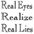 thumbnail image 3 of CafePress - Real Eyes Realize Real Lies T Shirt - Men's Classic Graphic T-Shirt, 3 of 4