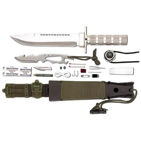 Maxam® 12-Piece Survival Knife Set (Best Survival Knife Kit)