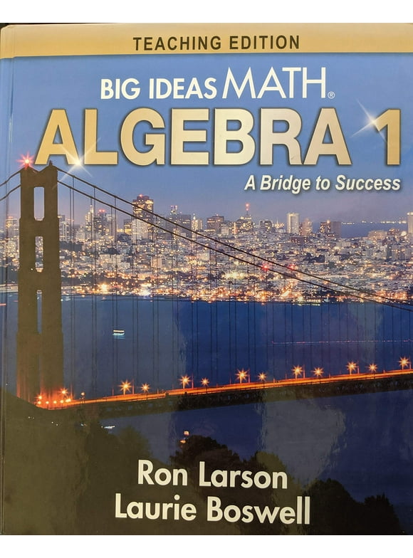 Big Ideas Math: A Bridge to Success Algebra 1 Teaching Edition, 9781642088502, 1642088501 - New
