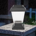 thumbnail image 4 of Kuymtek Lámpara de cabeza de columna impermeable al aire libre LED Villa Courtyard Square Luz solar, 4 of 9