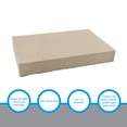 thumbnail image 4 of SSWBasics 15 x 9 ½ x 2 inch Kraft Apparel Boxes - Case of 100, 4 of 5