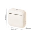 thumbnail image 3 of HLONK Thermal Label Printer with Bluetooth Wireless Inkless Printing Beige 1 Count, 3 of 8