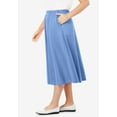 thumbnail image 3 of Woman Within Plus Size Petite 7-Day Knit A-Line Skirt, 3 of 5