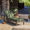 thumbnail image 2 of Outdoor Chaise Cushion, 21 in x 72 in, Weather-Proof, Rain-Proof, Fade Resistant Patio Cushion for Chaise Lounger Onyx Cebu, 2 of 12