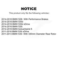 thumbnail image 2 of CMX Front Rear Ceramic Brake Pads Kit for Car BMW 535i xDrive 535d ActiveHybrid 5 528i KCX-100009, 2 of 9