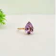 thumbnail image 3 of Stunning Purple Amethyst Marquise Solitaire Ring 14k Gold Filled Engagement Ring - Promised Ring - Anniversary Ring, 3 of 13