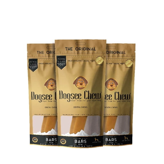 Dogsee Chew Yak Based Dental Chew BarDog Natural Made Cow/Yak Milk Bars