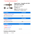 thumbnail image 2 of Oxygen Sensor - Compatible with 2000 - 2004 Toyota Tundra 4WD 2001 2002 2003, 2 of 2