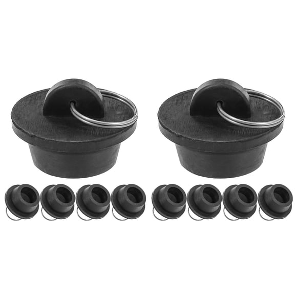 10 pcs  Bathtub Stoppers Rubber Sink Drain Stoppers Bathroom Bathtub Drain Plug