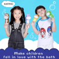 thumbnail image 2 of Cabezal de ducha para niños, cabezal de ducha con flujo de agua, juguete de baño para bebés y niños (J: cabezal de ducha de rana) JM, 2 of 4