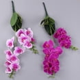 thumbnail image 5 of KDJ 12 Heads 50CM Artificial Butterfly Orchid Fake Moth Orchids Flowers Home Decor - for Home Decor, 5 of 9