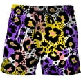 Abstract Art Color Short Pants Men Women 3D Printed Swimsuit Swim