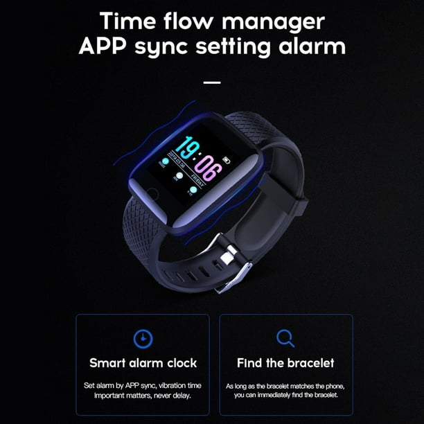 116 Plus Smart Watch 1.3 Inch Tft Color Screen Waterproof Sports