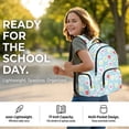 thumbnail image 5 of KUIFORTI Apple Print Kids Backpack Set 4Pcs with Lunch Box Pencil Pouch Water Bottle Sleeve for Teens Elementary Middle School Back to School Gifts, 5 of 7