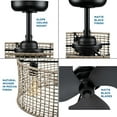 thumbnail image 5 of P250068-31M-WB-Progress Lighting-Belva - 25.25 Inch 3 Blade Ceiling Fan with Light Kit-Matte Black Finish, 5 of 7