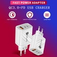 thumbnail image 2 of USB C Wall Charger 20W Fast Block Type C Charging Cube US Brick For, 2 of 8