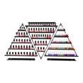 5 Tier Wall-Mounted Nail Polish Display Rack, Triangular Nail Polish ...