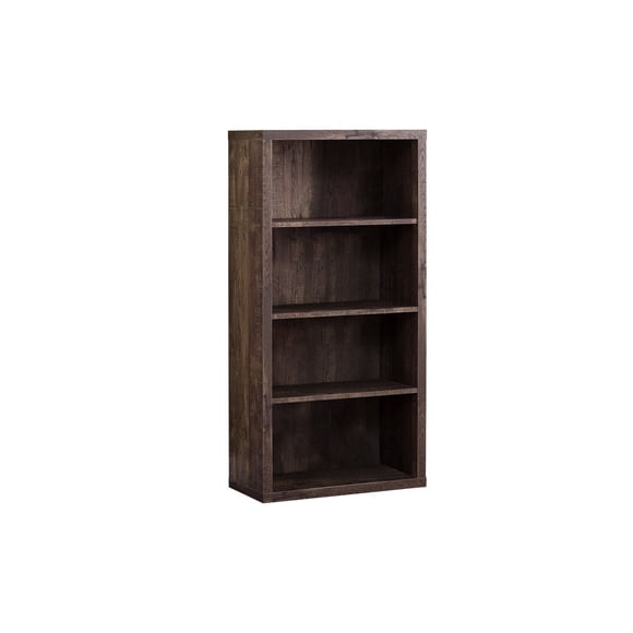 Monarch Specialties Bookshelf Bookcase 6 Tier 72InchH Office Bedroom Laminate Grey Transitional