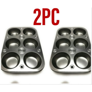 HYTK 4 Cup Muffin Pan 2 Pcs ( 8.5 X 7.48 Inch ) Air Fryer Small
