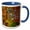 Blue/White, variant on 3drose, Washington State, Seattle. Arboretum. Maple Trees in Full Color., 11oz Mug