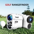 thumbnail image 2 of REVASRI Golf Laser Rangefinder 600M/800M/1000M with Slope and Flag Pole Lock Vibration for Golfing Sport, Hunting, Survey (white-rechargeable,600M), 2 of 7