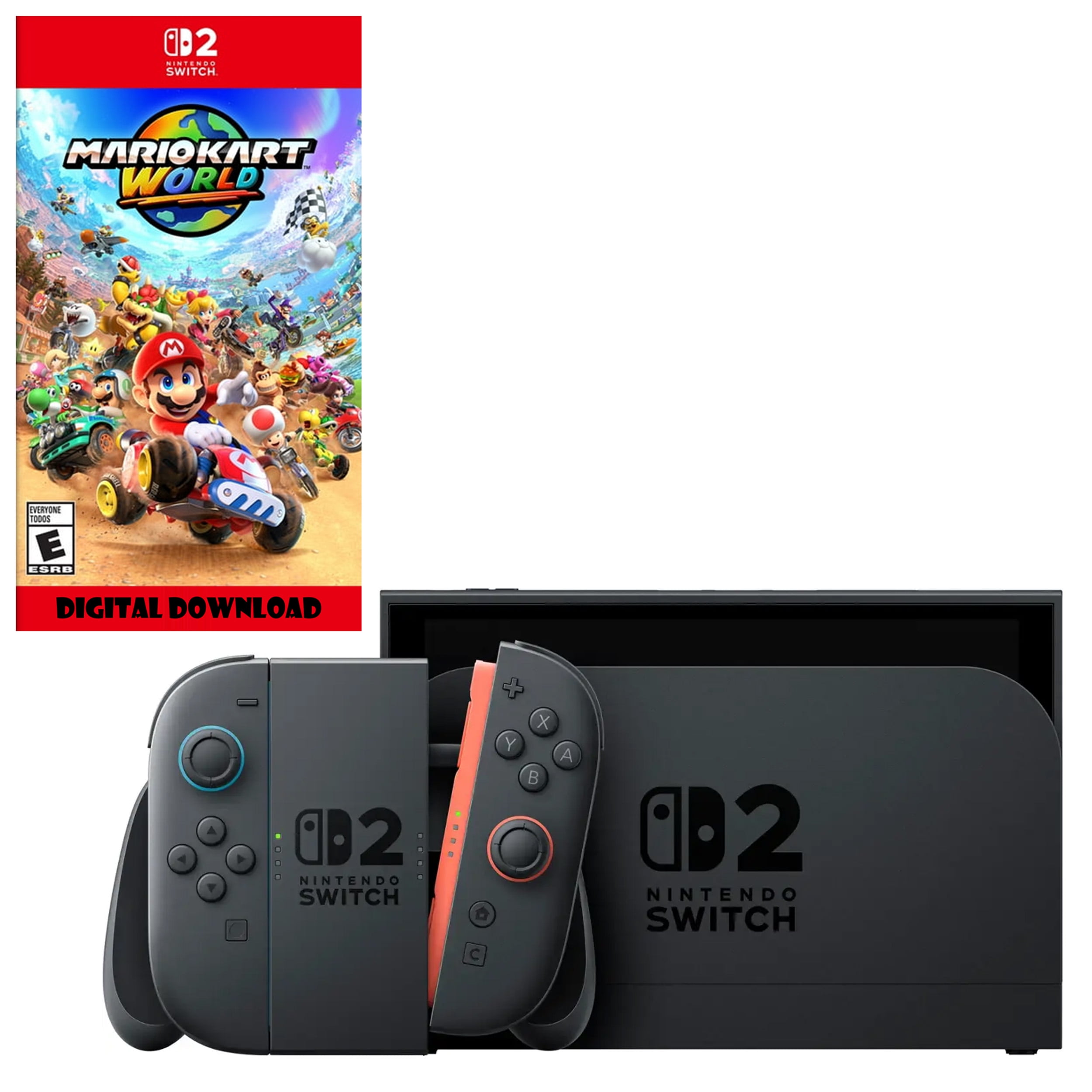Nintendo Switch 2 MarioKart World with Accessories Kit