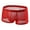 Red, variant on XMMSWDLA Men Mesh Boxer Briefs Low Rise Stretch Breathable Underwear Boxer