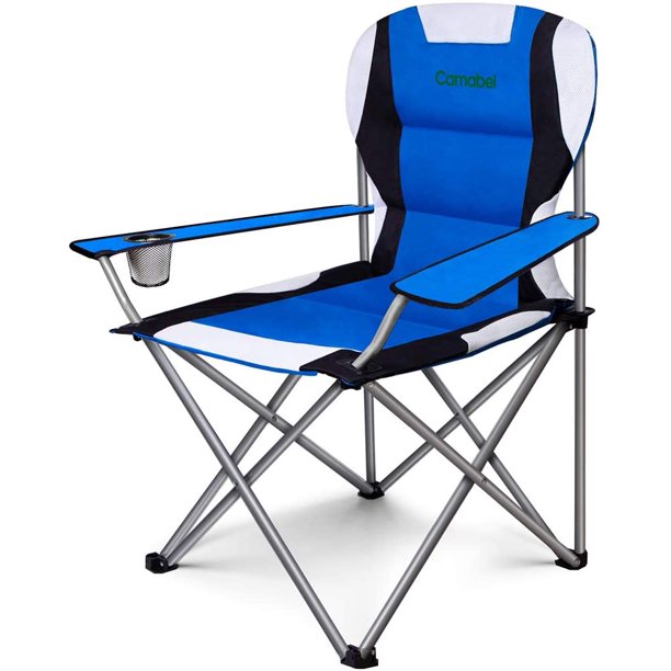 Folding Camping Chairs Outdoor Lawn Chair Padded Sports ...