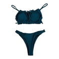 thumbnail image 1 of Traje de baño para mujer, sujetador push up, copa acolchada, conjunto de bikini, traje de baño para mujer L, 1 of 9