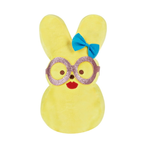 Peeps de peluche y juguetes de conejo de Pascua de animal de peluche 30cm, Conejos de Pascua decorativos, juguetes para rellenar cestas de Pascua muñecas. Amarillo #90