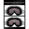 thumbnail image 5 of KAPVOE Ski Goggles Photochromic & Color - Anti-fog Magnetic Flip-Up Lens OTG UV400 Protection Helmet Compatible, 5 of 6