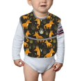 thumbnail image 6 of Zufioo Funny Fox by the Field Print Toddler Adjustable Waterproof Bib, 11.6x15 Inch Feeding Bib Suitable for 6-24 Month Babies, 6 of 8