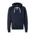 thumbnail image 2 of Adult Sport Lace Hooded Sweatshirt - NAVY - L, 2 of 3