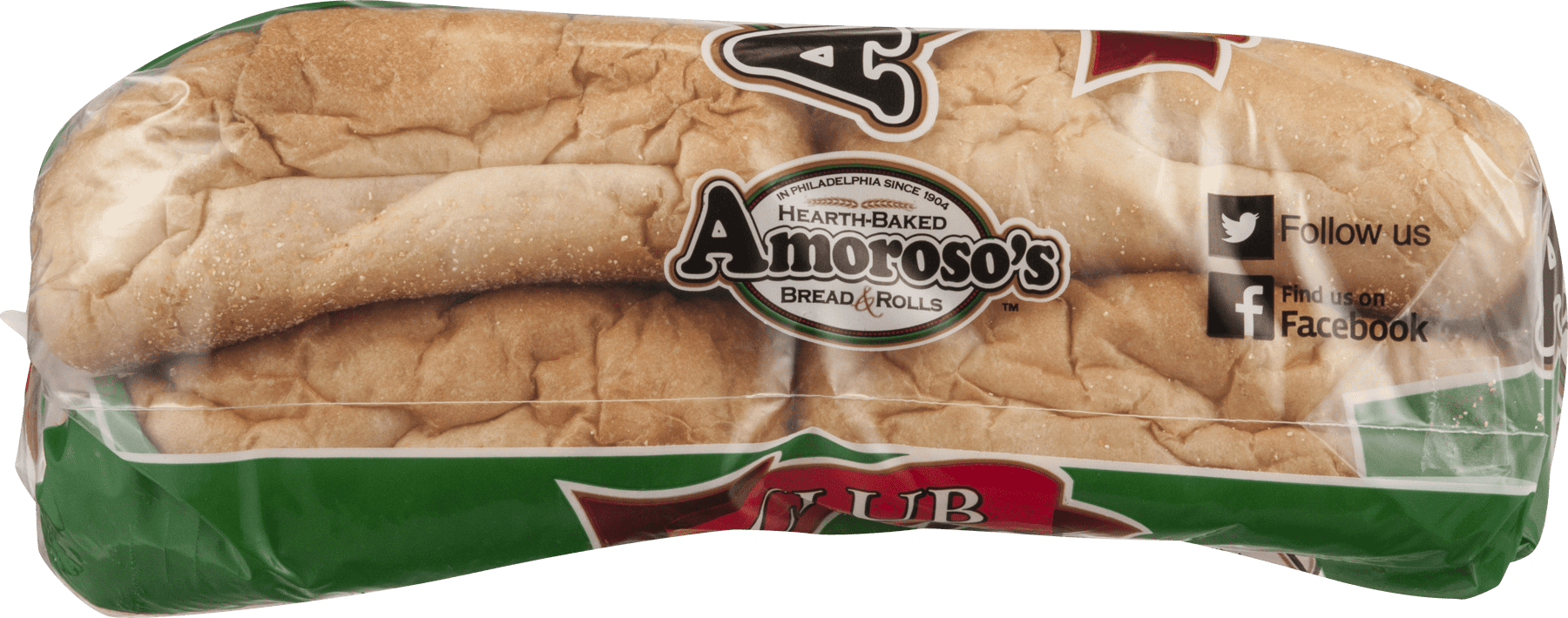 Amoroso's Phillies Clubhouse Rolls Sliced - 8 CT